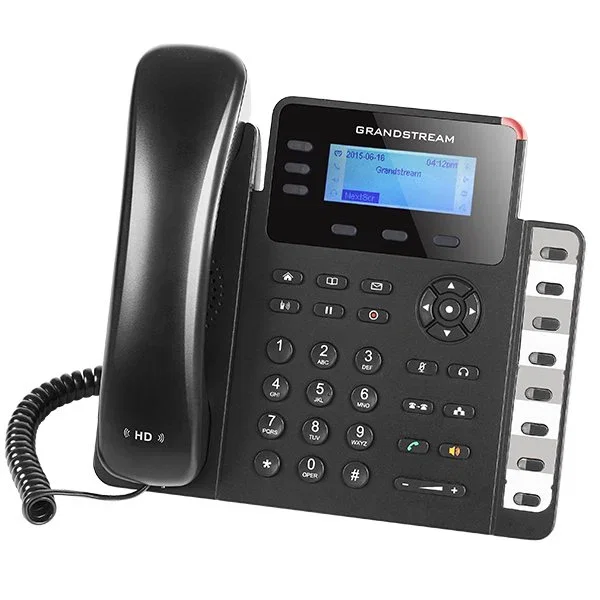 Grandstream Networks GXP1630 Teléfono IP de 3 líneas Negro/Gris con Pantalla LCD, para escritorio o pared, PoE Grandstream Networks GXP1630 Teléfono IP de 3 líneas Negro/Gris con Pantalla LCD, para escritorio o pared, PoE