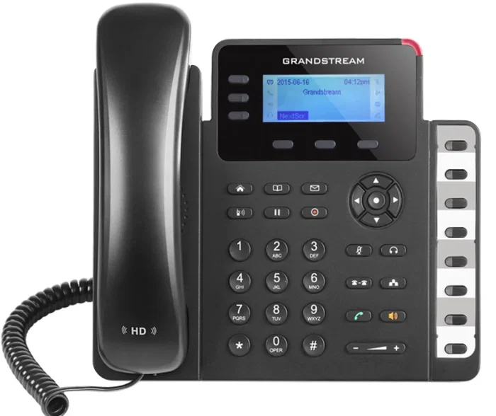Grandstream Networks GXP1630 Teléfono IP de 3 líneas Negro/Gris con Pantalla LCD, para escritorio o pared, PoE Grandstream Networks GXP1630 Teléfono IP de 3 líneas Negro/Gris con Pantalla LCD, para escritorio o pared, PoE