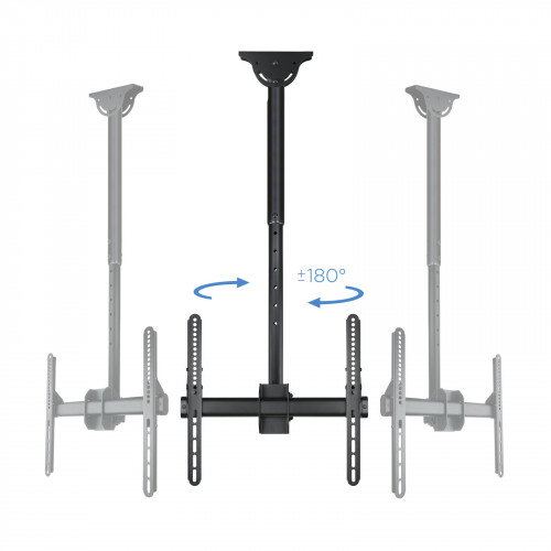 Tooq Soporte de Techo Giratorio LPCE1155TSLI-B para TV de 32-55 Pulgadas Negro
