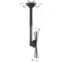 Tooq Soporte de Techo LPCE1155TSLI-B para TV 32-55" hasta 50kg - Orientable, Inclinable y Extensible, Compatible con Pantallas Curvas y Techos Inclinados, Color Negro