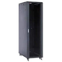 WP Armario Rack WPN-RNA-22606-BS 22U Negro 600x600x1166 mm 19" Desmontado - Bastidor Independiente con Puerta de Cristal Templado