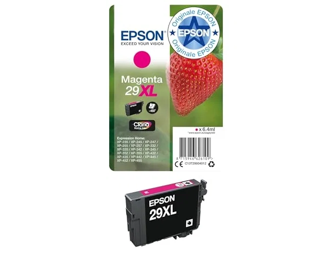 Epson Cartucho Magenta 29XL Claria Home Ink C13T29934012 original