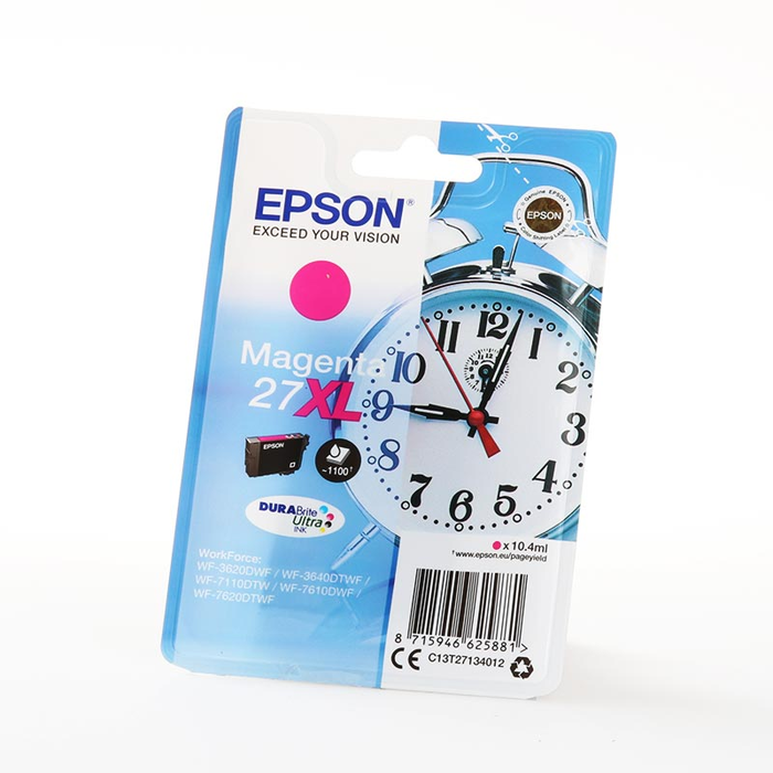 Epson Cartucho de Tinta 27XL Magenta DURABrite Ultra Ink C13T27134012 Alta Capacidad