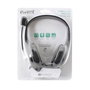 Ewent EW3562 Auriculares de Diadema con Micrófono Negro y Plata