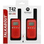 Motorola TALKABOUT T42 Rojo (Pack de 2 unidades)