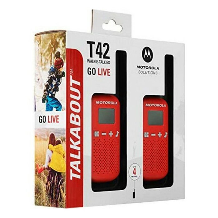 Motorola TALKABOUT T42 Rojo (Pack de 2 unidades) Motorola TALKABOUT T42 Rojo (Pack de 2 unidades)