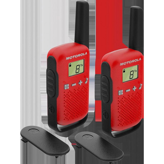 Motorola TALKABOUT T42 Rojo (Pack de 2 unidades) Motorola TALKABOUT T42 Rojo (Pack de 2 unidades)