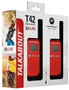 MOTOROLA Walkie Talkie T42 - Pack de 2 Unidades, Color Rojo