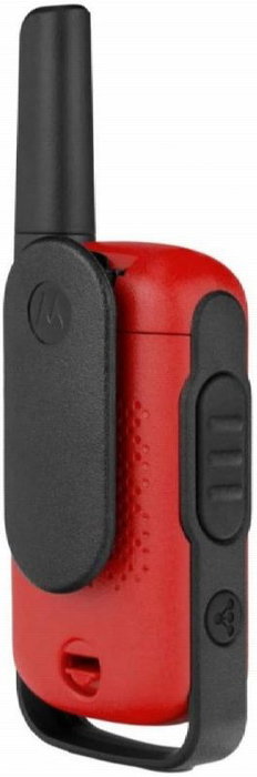 MOTOROLA Walkie Talkie T42 - Pack de 2 Unidades, Color Rojo