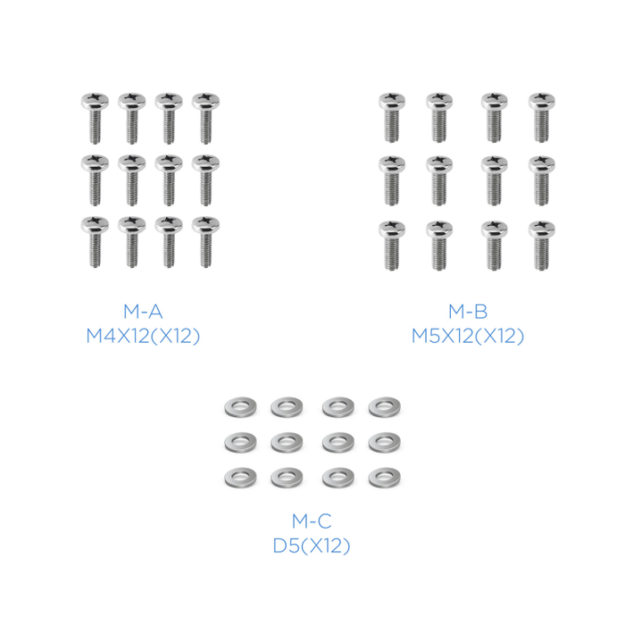 TooQ DB1327TN-B Soporte de Mesa para 3 Pantallas 13-27" Negro