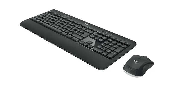 Logitech MK540 Advanced Teclado y Ratón Inalámbrico Combo 920-008680, QWERTY Español, Negro y Blanco, Resistente a Salpicaduras, Batería Larga Duración Logitech MK540 Advanced Teclado y Ratón Inalámbrico Combo 920-008680, QWERTY Español, Negro y Blanco, Resistente a Salpicaduras, Batería Larga Duración