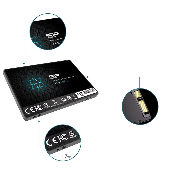 Silicon Power Ace A55 512 GB SSD 2.5 SATA III