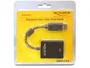 DeLOCK Adaptador de Vídeo DisplayPort a VGA (D-Sub), 0,125 m, Negro