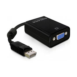 DeLOCK Adaptador DisplayPort 1.2 a VGA (ST-BU) Negro