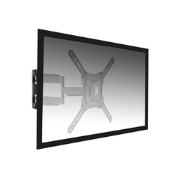 EWENT EW1525 Soporte de Pared para TV/Monitor hasta 55 Pulgadas, Negro