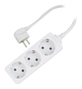Ewent EW3958 Regleta de 3 Tomas con Cable de 1,5 m Blanco