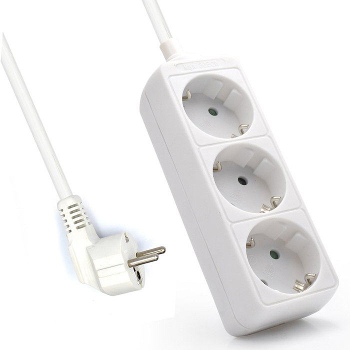 Ewent EW3958 Regleta 3 Tomas Blanco
