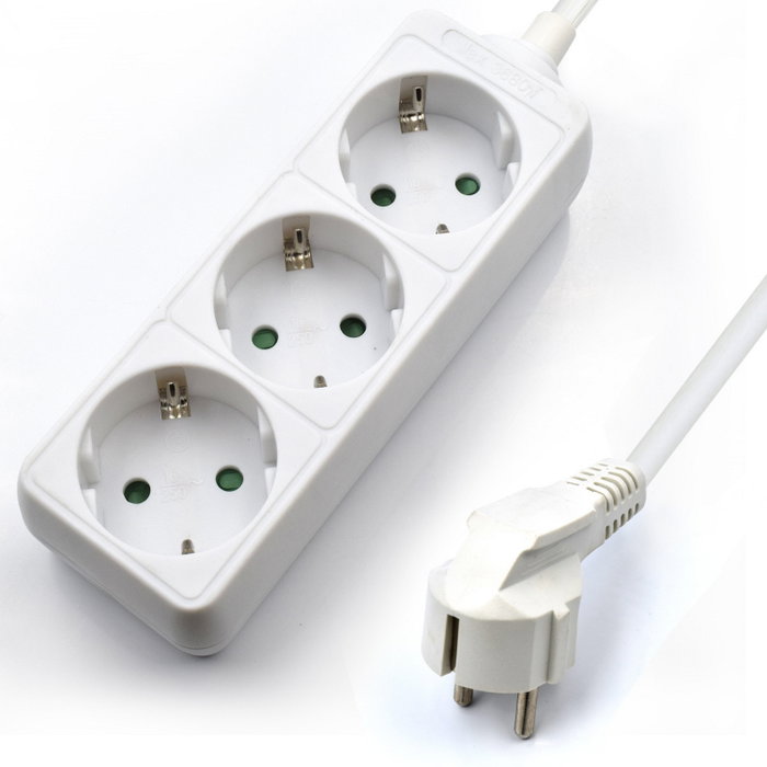 Ewent EW3958 Regleta 3 Tomas Blanco