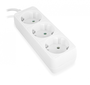 Ewent EW3958 Regleta de 3 Tomas con Cable de 1,5 m Blanco