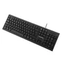 Tacens Teclado de Oficina QWERTY Español Anima AK0ES - Teclado de Membrana Ecológico de Alto Rendimiento - Compatible con Windows, Mac, Linux - Negro - Cable USB 1.3m