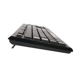 Tacens Teclado de Oficina QWERTY Español Anima AK0ES - Teclado de Membrana Ecológico de Alto Rendimiento - Compatible con Windows, Mac, Linux - Negro - Cable USB 1.3m