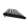 Tacens Teclado de Oficina QWERTY Español Anima AK0ES - Teclado de Membrana Ecológico de Alto Rendimiento - Compatible con Windows, Mac, Linux - Negro - Cable USB 1.3m