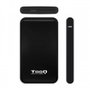 Tooq Caja Externa HDD/SSD 2.5" USB 3.0 para Discos de hasta 9.5 mm SATA, sin Tornillos, Negro
