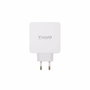 Tooq TQWC-2SC03WT Cargador de Pared 48W USB-C PD y USB-A QC3.0 Blanco