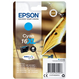 Epson Cartucho de Tinta 16XL Cian DURABrite Ultra T16324012 de Alta Capacidad
