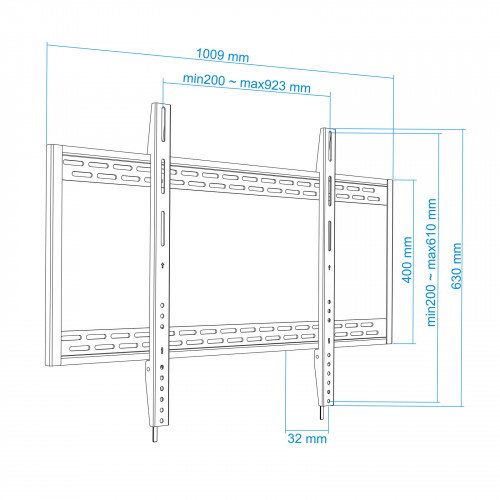 Tooq Soporte de Pared Fijo LP41130F-B para TV de 60-100 pulgadas