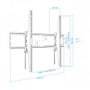 Tooq Soporte de Pared Fijo e Inclinable LP42130T-B para TV de 60-100 pulgadas hasta 130kg