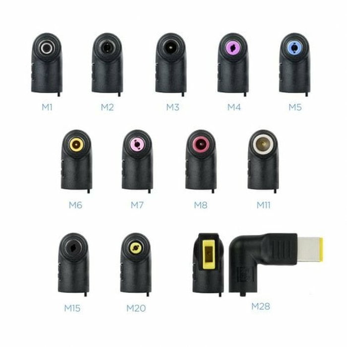 TooQ TQLC-90BS02AT Cargador Universal de 90W con 12 Conectores y 2 USB TooQ TQLC-90BS02AT Cargador Universal de 90W con 12 Conectores y 2 USB