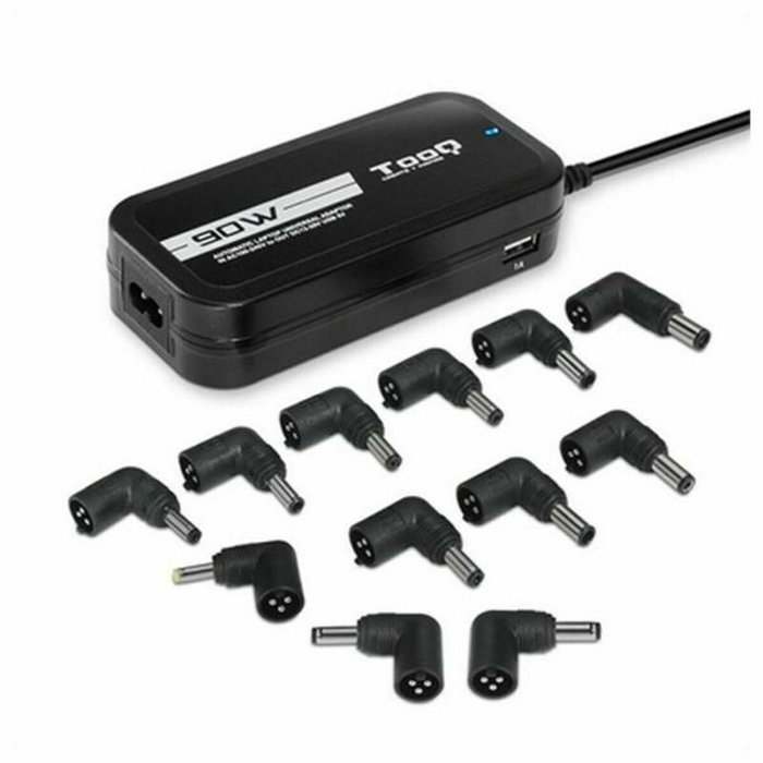 TooQ TQLC-90BS02AT Cargador Universal de 90W con 12 Conectores y 2 USB TooQ TQLC-90BS02AT Cargador Universal de 90W con 12 Conectores y 2 USB