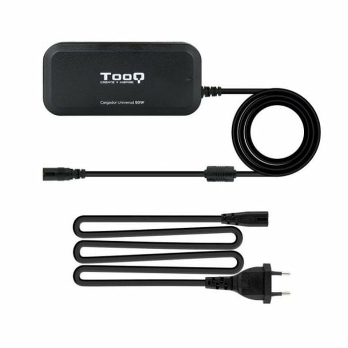 TooQ TQLC-90BS02AT Cargador Universal de 90W con 12 Conectores y 2 USB TooQ TQLC-90BS02AT Cargador Universal de 90W con 12 Conectores y 2 USB