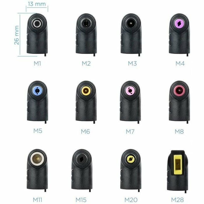 TooQ TQLC-90BS02AT Cargador Universal de 90W con 12 Conectores y 2 USB TooQ TQLC-90BS02AT Cargador Universal de 90W con 12 Conectores y 2 USB