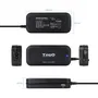 Tooq Cargador de Portátil Universal TQLC-90BS02AT 90W con 2 Puertos USB y 12 Conectores DC Intercambiables, Voltaje Automático 12-20V