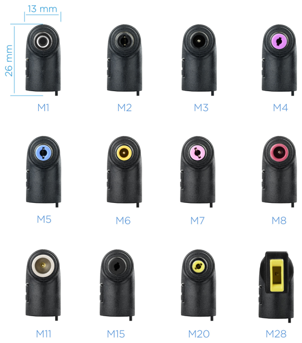 TooQ TQLC-90BS02AT Cargador Universal de 90W con 12 Conectores y 2 USB TooQ TQLC-90BS02AT Cargador Universal de 90W con 12 Conectores y 2 USB