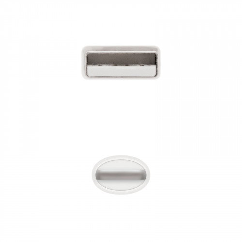 Nanocable Cable Lightning a USB A 2.0, 1m, Blanco