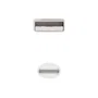Nanocable 10.10.0401 Cable de Carga y Datos USB-A 2.0 a Lightning para iPhone/iPad/iPod, 1 Metro, Color Blanco