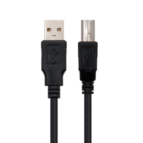 Nanocable Cable USB 2.0 Impresora Tipo A a Tipo B, 3 m, Negro