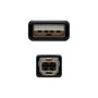 Nanocable Cable USB 2.0 Impresora Tipo A a Tipo B, 3 m, Negro