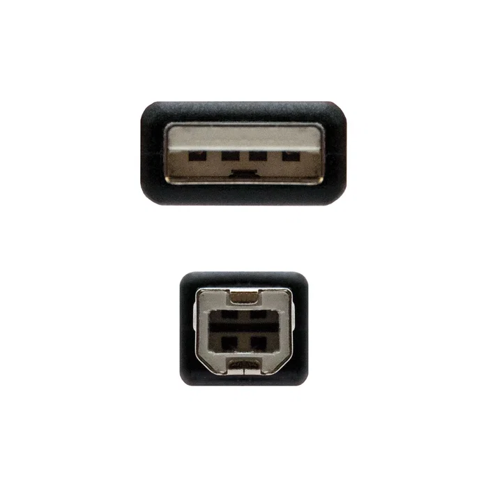 Nanocable Cable USB 2.0 para Impresora Tipo A a Tipo B, 3 m, Negro Nanocable Cable USB 2.0 para Impresora Tipo A a Tipo B, 3 m, Negro
