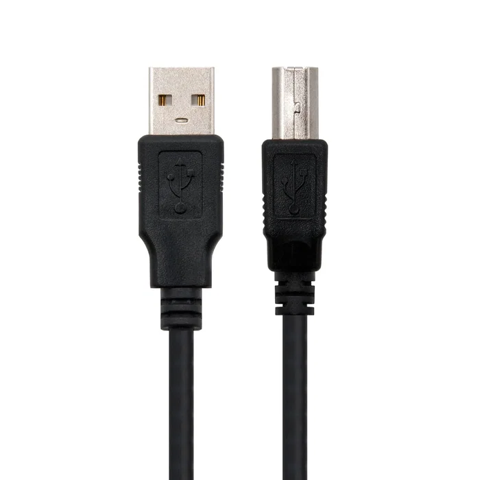 Nanocable Cable USB 2.0 Impresora 10.01.0104-BK, 3m, USB-A Macho a USB-B Macho, Negro