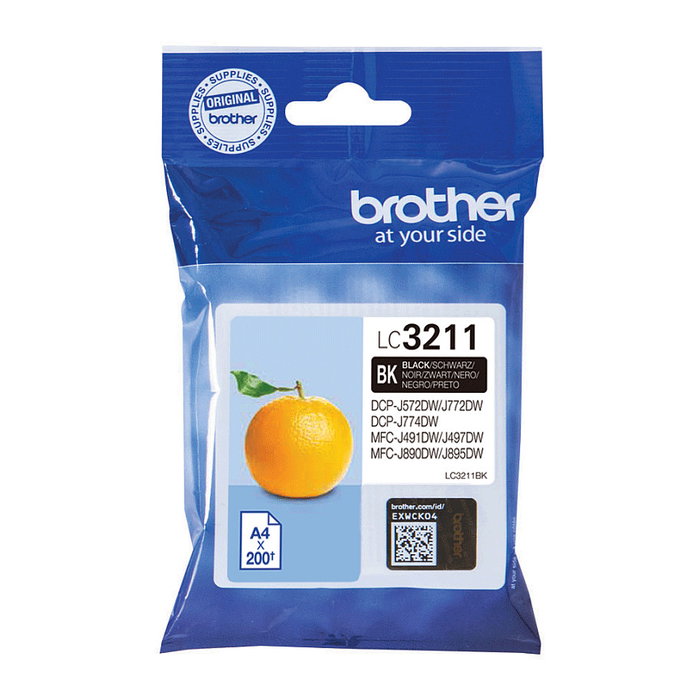 Brother Cartucho de Tinta Negro LC3211BK Brother Cartucho de Tinta Negro LC3211BK