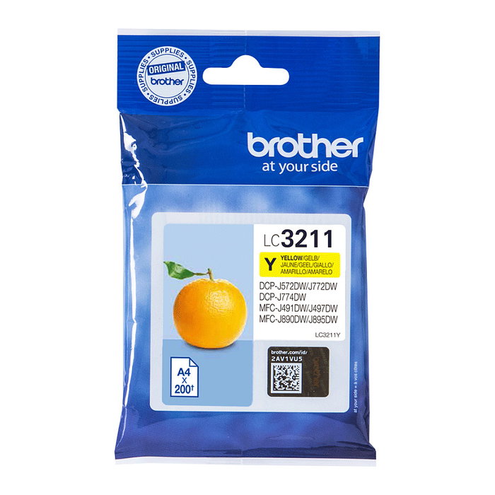 Brother Cartucho de Tinta LC3211Y Amarillo Brother Cartucho de Tinta LC3211Y Amarillo