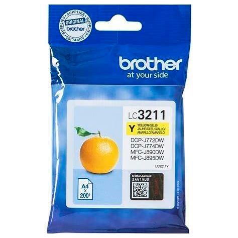 Brother Cartucho de Tinta LC3211Y Amarillo Brother Cartucho de Tinta LC3211Y Amarillo