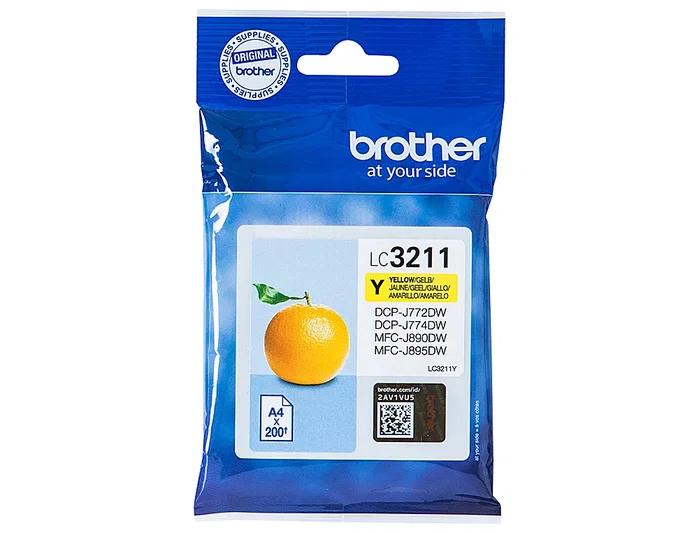 Brother Cartucho de Tinta LC3211Y Amarillo Brother Cartucho de Tinta LC3211Y Amarillo