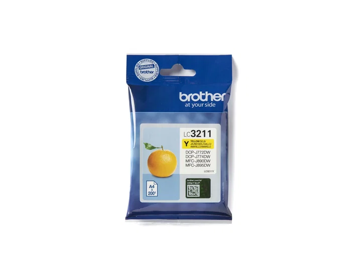 Brother Cartucho de Tinta LC3211Y Amarillo Brother Cartucho de Tinta LC3211Y Amarillo