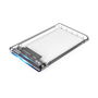Coolbox COO-SCT-2533 Carcasa Disco Duro HDD SSD SATA Externa USB 3.0 Transparente
