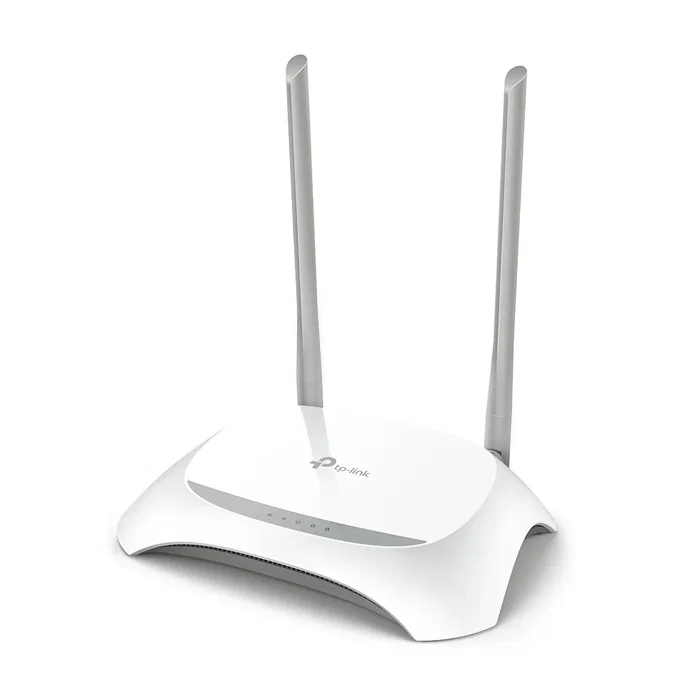 TP-Link TL-WR850N Router Inalámbrico Wi-Fi 4 300 Mbps Banda Única 2.4 GHz con 4 Puertos LAN Ethernet Rápido, Color Gris y Blanco